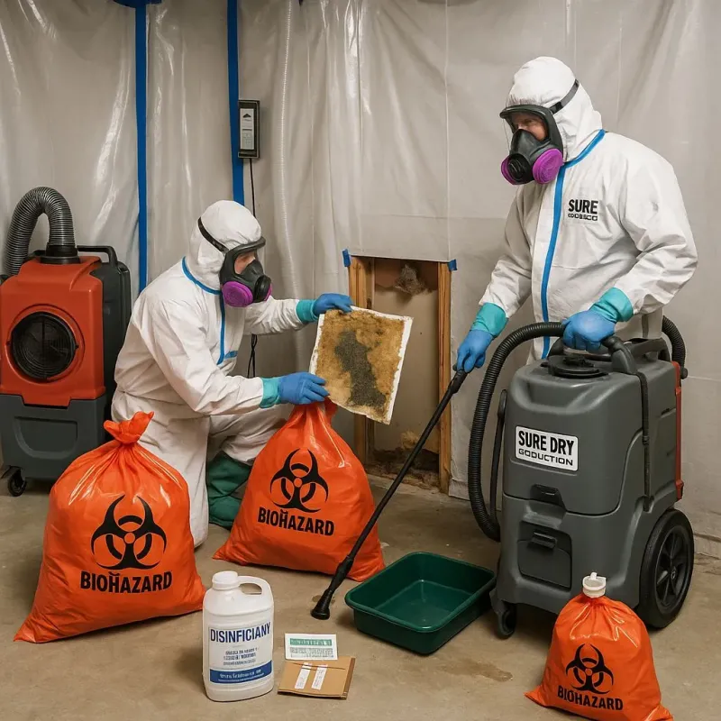 Contaminated Water Handling Protocols process in Elizabethtown, NC